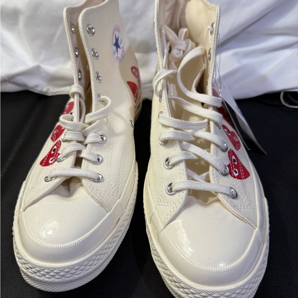Converse Chuck Taylor All Star 70 Hi Comme des Garcons Play M/Size 11 W/13 - Picture 2 of 9